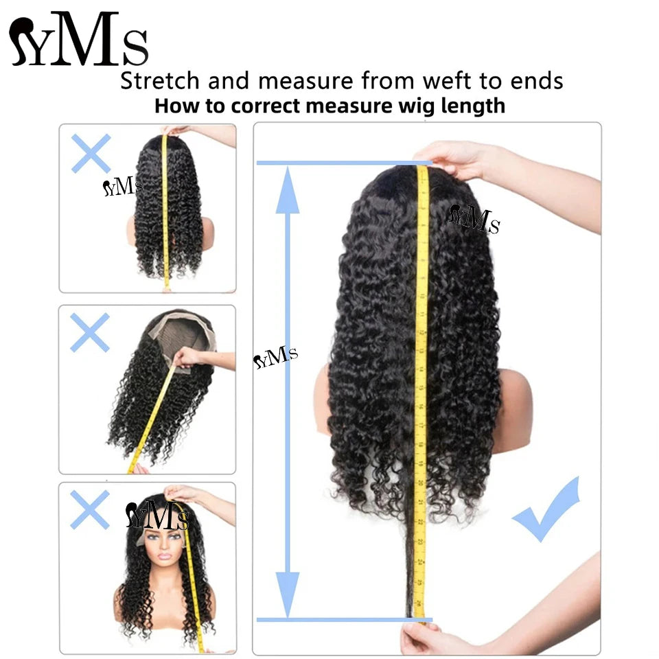 Body Wave Flip Over Human Hair Half Wigs YMS Body Wavy Lace Free Half Wig For Women Invisible Natural Wig For Quickly Install