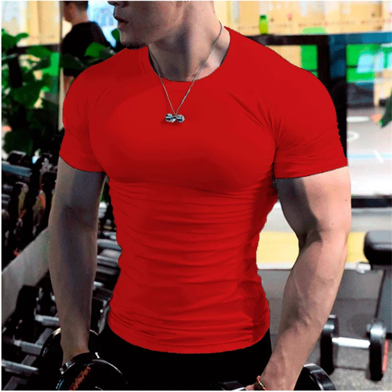 Summer Short Sleeve t Shirt For Men Oversized t-Shirt Fashion White t Shirts Quick Dry Compression Football Shirt Soccer Jersey