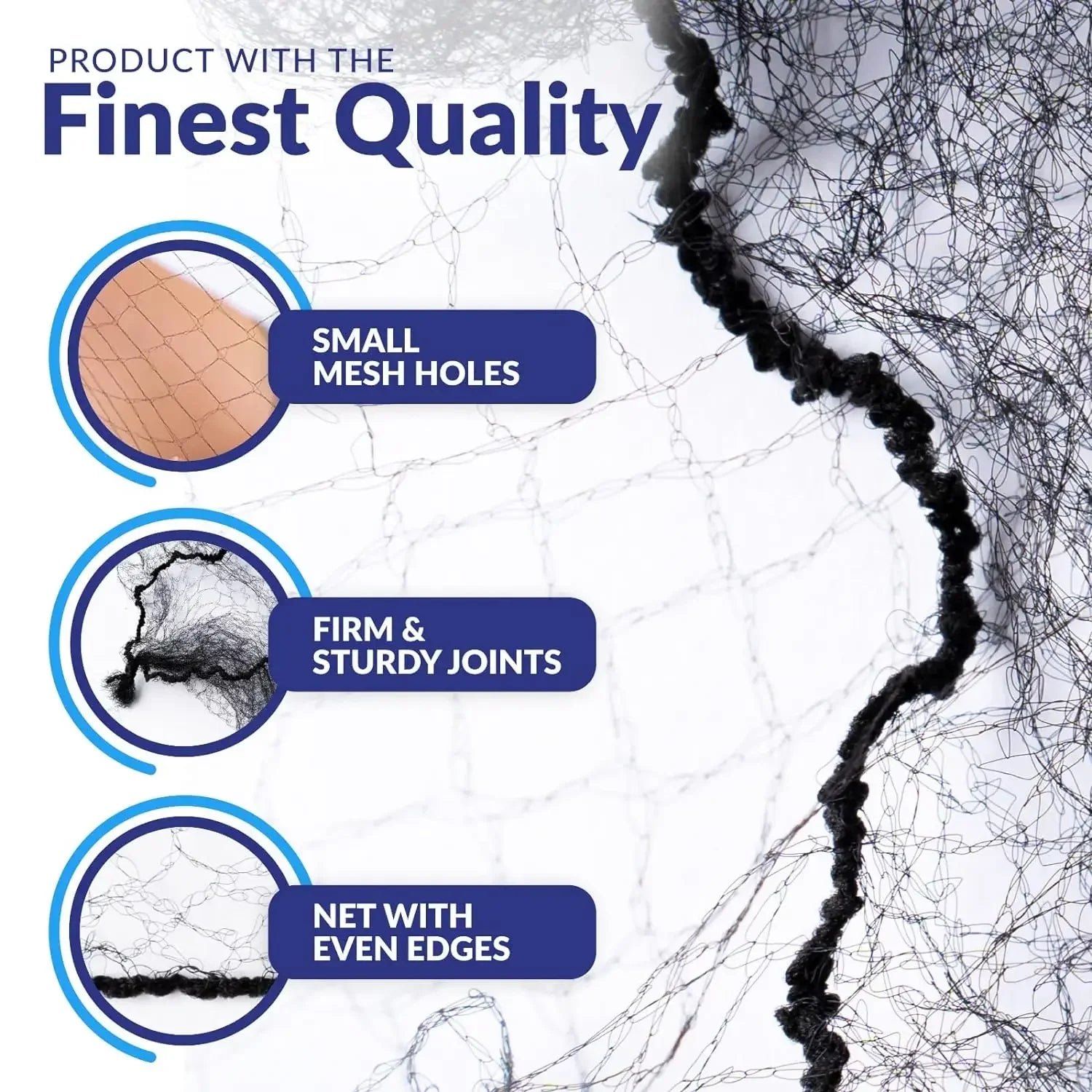Hair Net 100 Pcs, 24 Inches Hair Nets Elasticity Invisible Elastic Mesh for Food Service, Ballet Bun, Sleeping, Women and Wig