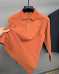 High end brand 100% cotton long sleeve polo shirt men's autumn fashion designer new Paul Pony embroidery casual golf T-shirt