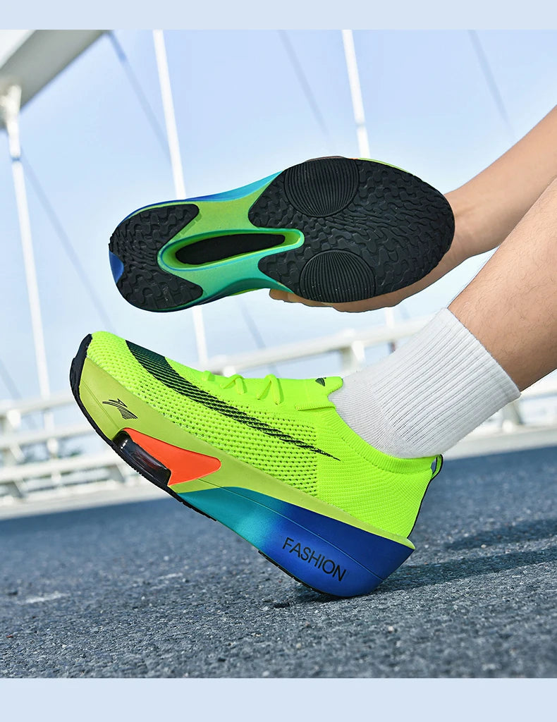 Air cushion Running Shoes Speciality Marathon Men Sports Breathable Lightweight Women's Comfortable Athletic Nonskid Sneakers