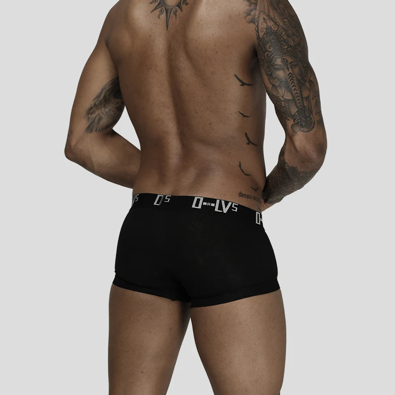 ORLVS Brand Men Underwear Boxer cotton mens underpants male panties  shorts U convex pouch for gay breathable calzoncillo hombre