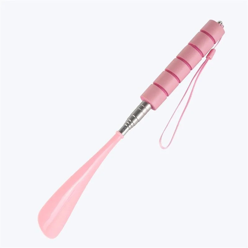 1Pc Long Handle Flexible Plastic Shoe Horns Do Not Require Bending Durable Shoe Spoons For Pregnant Shoehorn Shoe Assistants