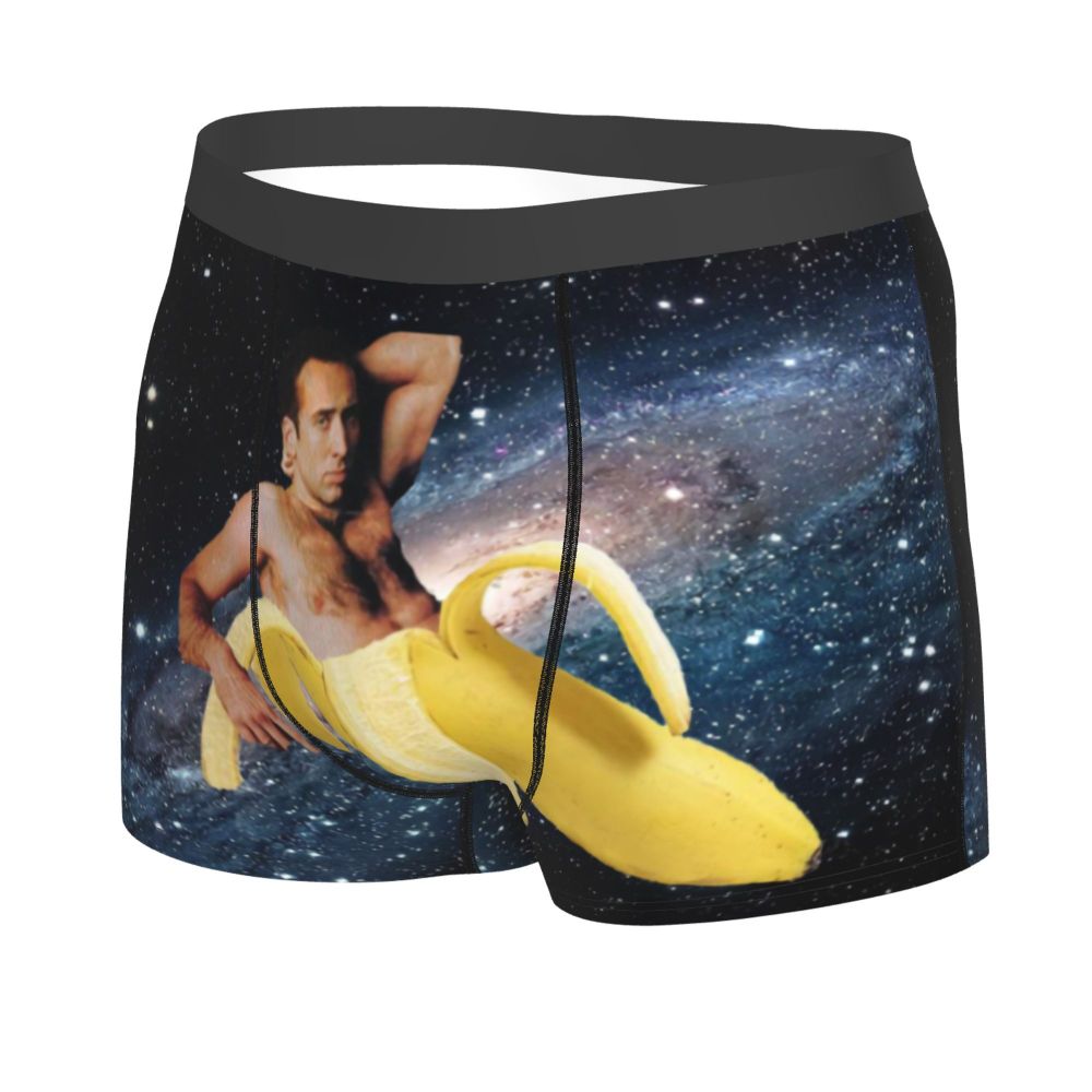 Custom Nicolas Cage Boxer Shorts For Homme 3D Printed Male Nic And His Girls Underwear Panties Briefs Breathbale Underpants