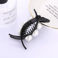 The new pearl back head hairpin grab shark clip is simple and versatile for daily wear