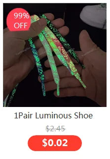 1Pair 3M Reflective Shoelaces AF1 Sneakers Shoe laces Vibrant Colorful reflective Shoelace Flat Luminous Laces Shoes Accessories