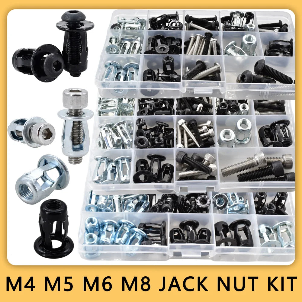 M4 M5 M6 M8 Molly Jack Nut Metal Pannel Petal Rivet Nuts License Plate Fix Rivnut Expansion Clamp Lock Hex Phillips Screw Bolt