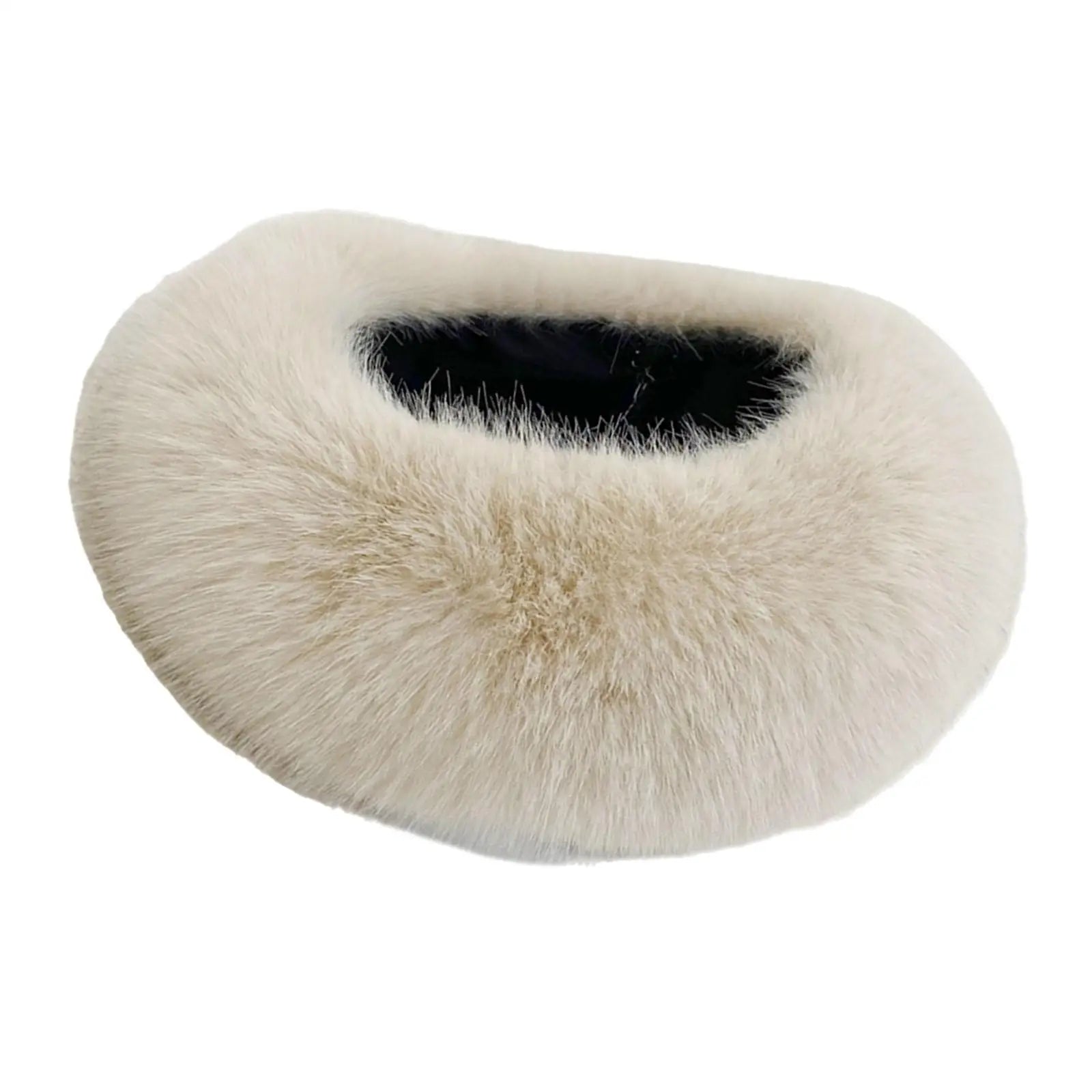 Faux Fur Headband for Women, Trendy Ear Protection Ski Hat, Earwarmer Earmuff for Daily Wear Outdoor Sport Camping