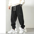 6XL Plus Size Baggy Jeans Men Jogger Pants Fashion Casual Denim Pants Male