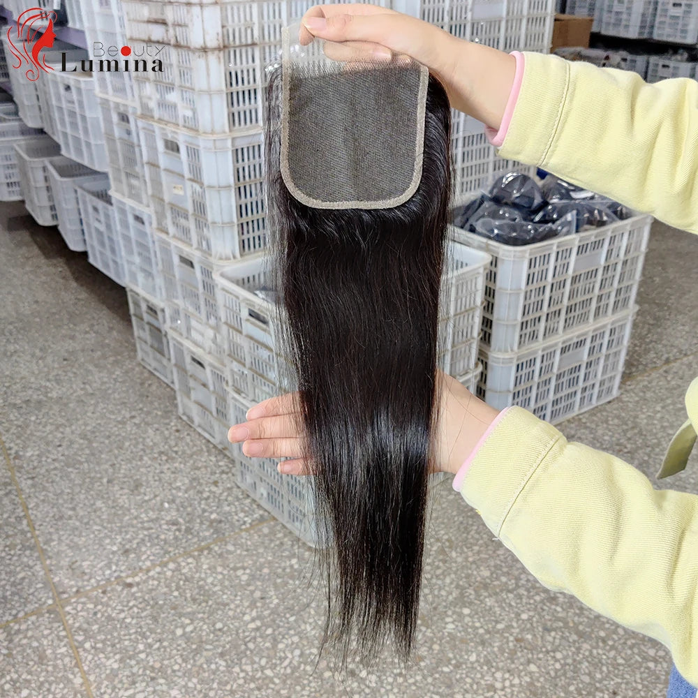 5×5 Lace Closure Human Hair Closure 4x4 Lace Closure Only Straight Closure Remy Hair closure cheveux humain closures bresiliens