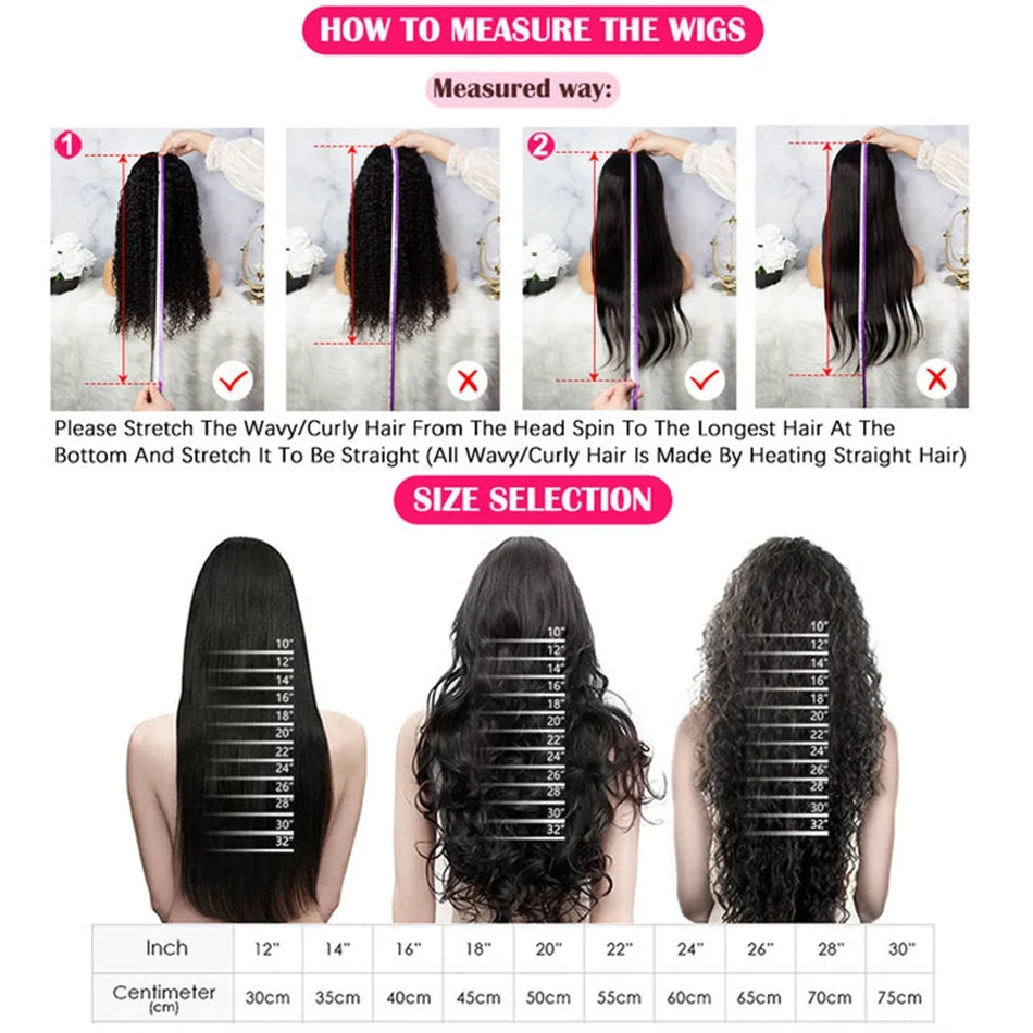 40 Inch Body Wave 13x6 HD Transparent Lace Frontal Wig Human Hair 13x4 Lace Front Wig Brazilian Pre Plucked Lace For Black Women