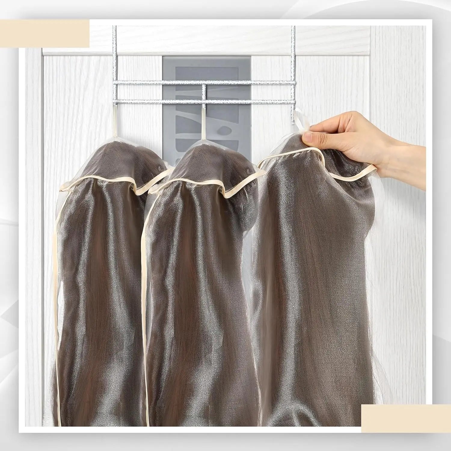 1/6 Pcs Wig Bags Adjustable Wig Storage for Multiple Wigs with Drawstring  Portable Wig Storage Bags