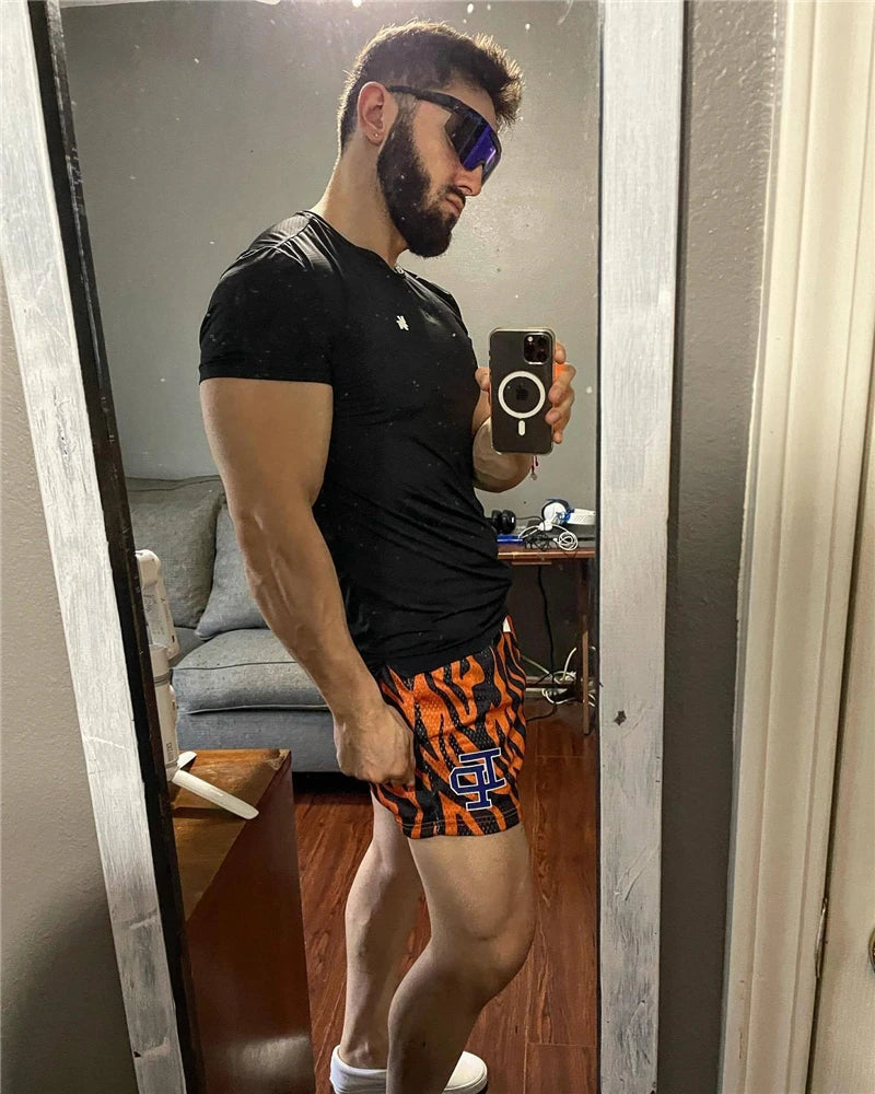2025 NEW Men shorts Classic GYM Basketball Workout Mesh Shorts Summer casual shorts gym sports quick dry shorts men shorts
