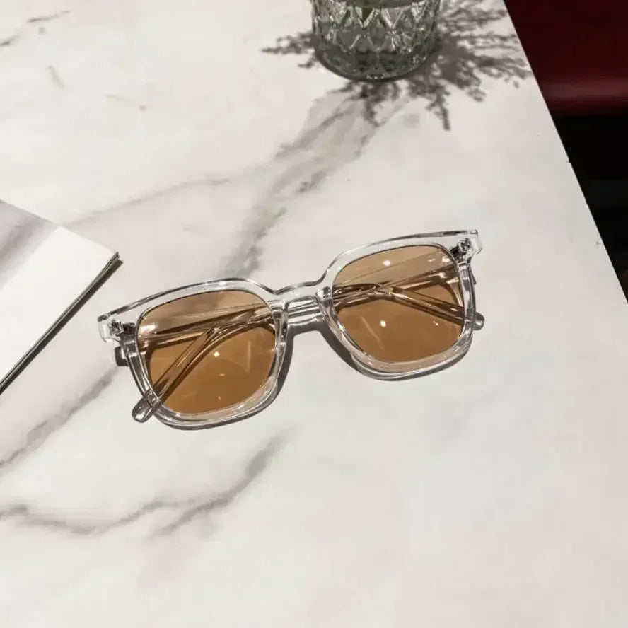 New Vintage Square Sunglasses Women Men Luxury Brand Small Round Sun Glasses Female Small Eyewear Oculos De Sol for Male Female