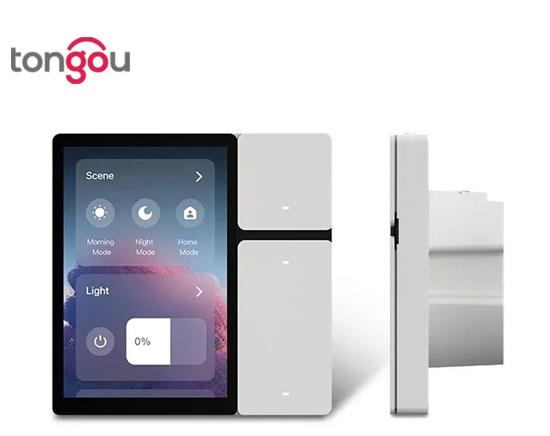 TONGOU Tuya WiFi 3.5-inch Smart Home Control Panel Tuya Zigbee Wall Switches Home Automation LCD Screen IR Remote Controlle