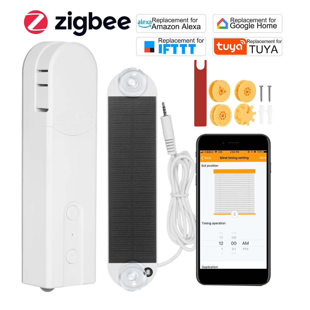 BT/Wifi/ Zigbee Control Smart Blinds Drive Motor Tuya Motorized Chain Roller Control Shade Shutter Drive Motor Replacement