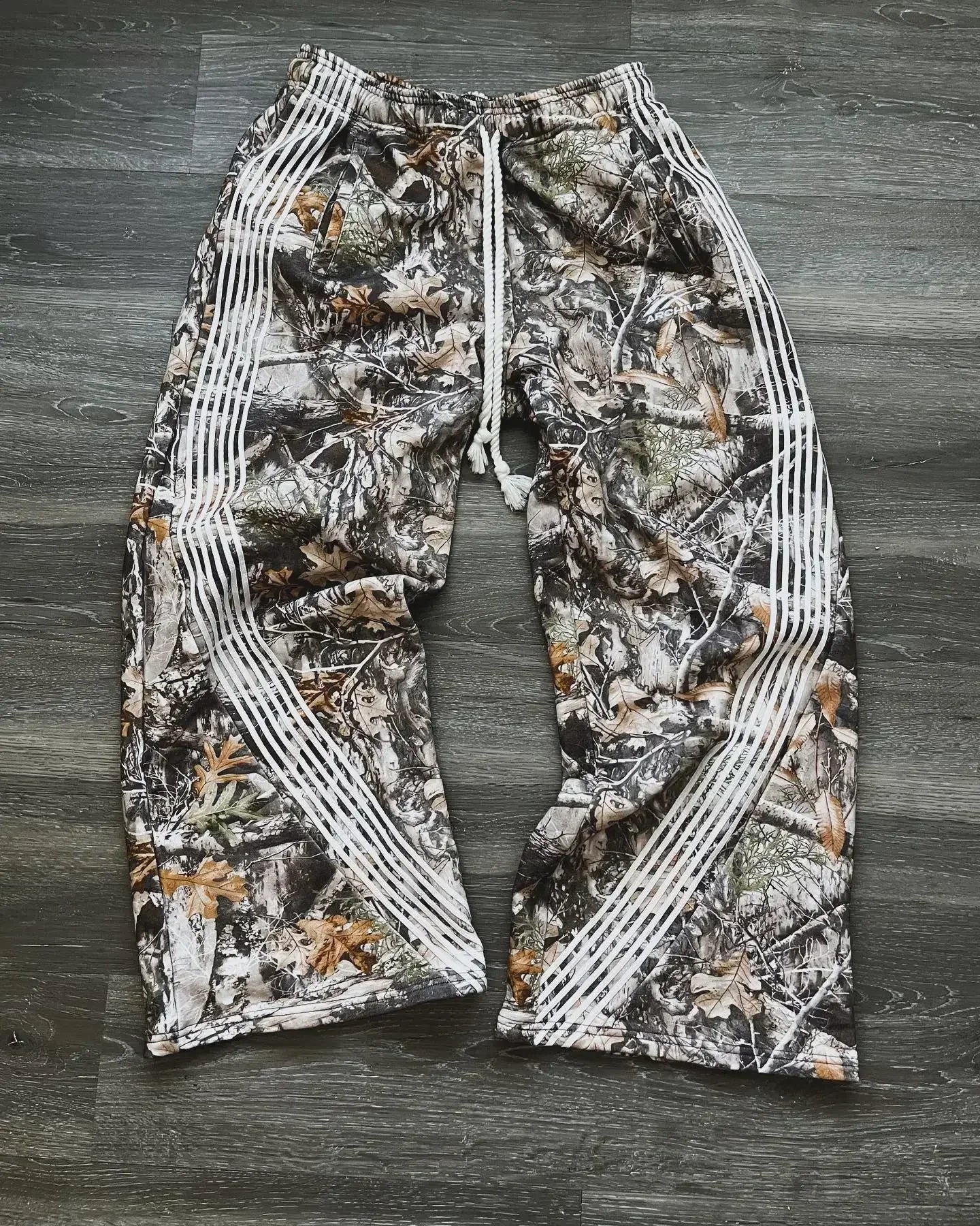 Retro Animal Print Sweatpants Y2K Clothes Men Women Harajuku Hip Hop Retro Graphic Baggy Sweatpants Elastic Waist Casual Trouser