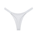 Women's low waist butt lift fitness sports high fork fashion thong thong sexy European and American ice silk T pants lingerie