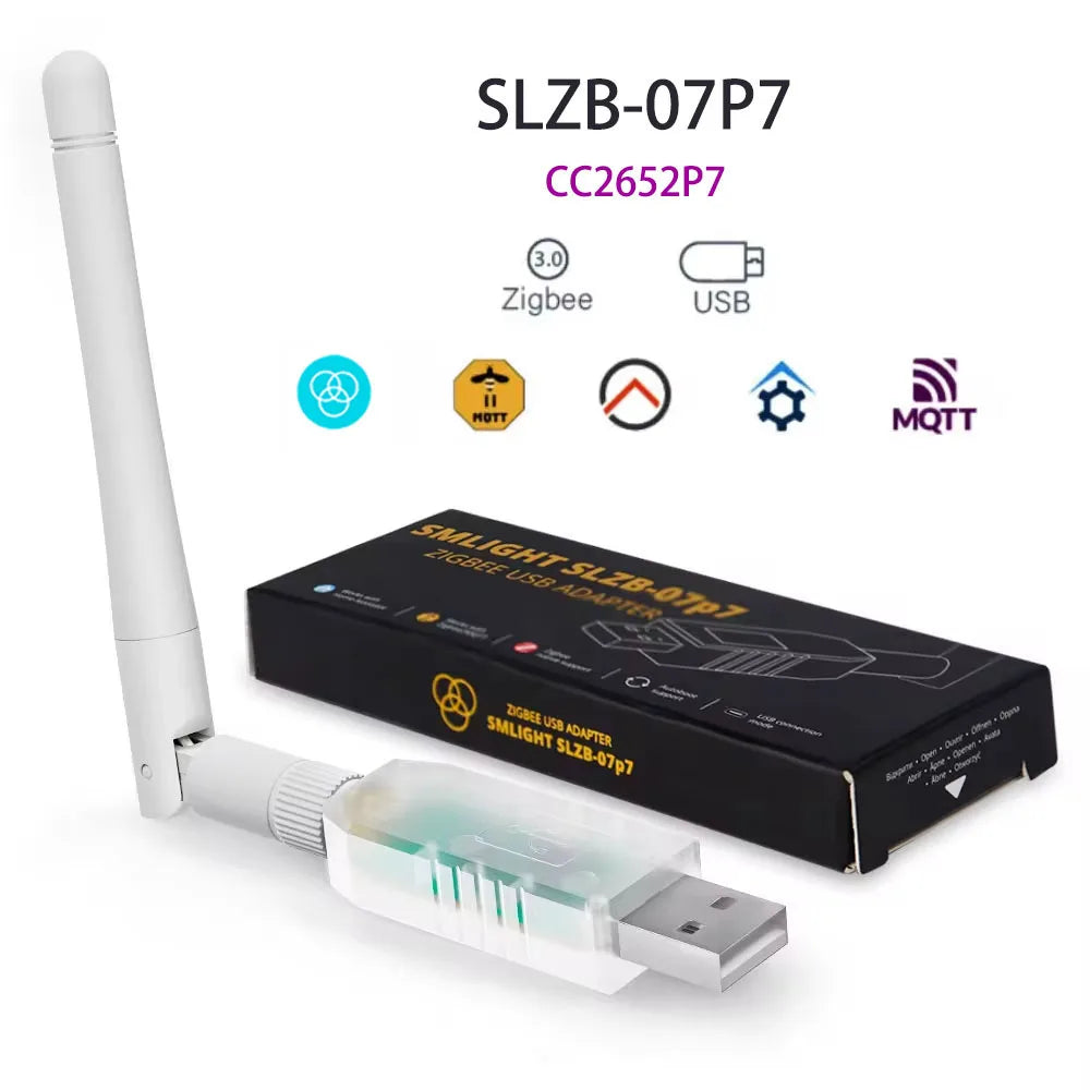 SMLIGHT SLZB-07/07p7/MG24/07p10 Zigbee 3.0 Smallest Thread/Matter USB Adapter Works With Zigbee2MQTT, Home Assistant, ZHA