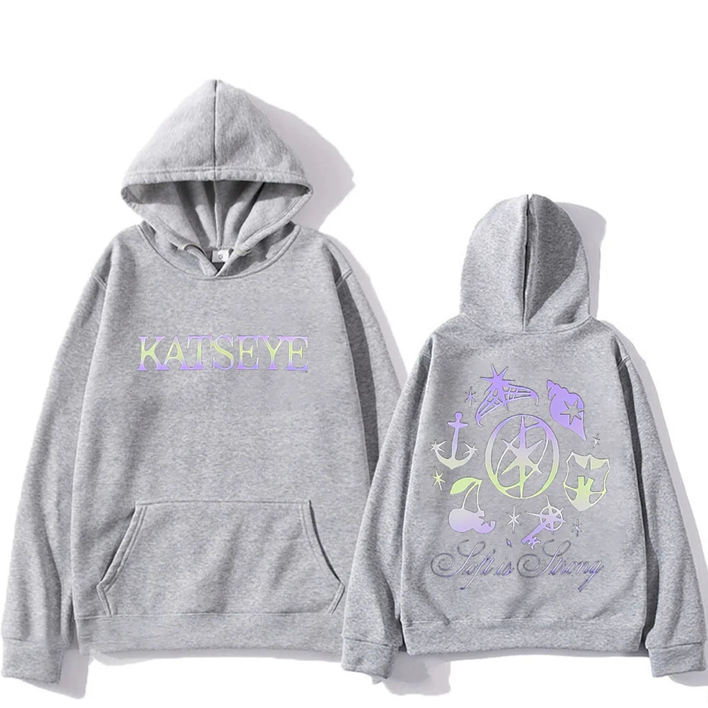 Katseye fashion Hoodie Men Women 2025 oversized Long Sleeve clothing Casual Sweatshirts vintage Unisex Bodywarmer Hood pullovers
