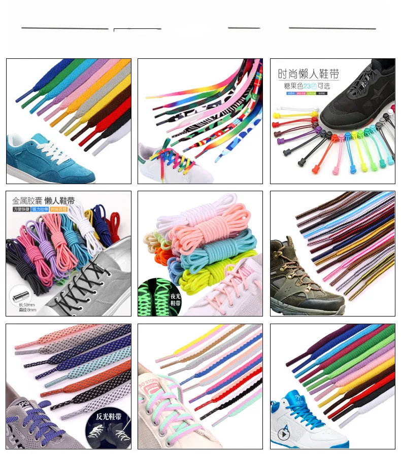 Unisex Nylon Shoelace Decoration Fixed Office Career Casual Daily Navy Green Blue Purple Red 1Pair All Seasons Shoe Ties