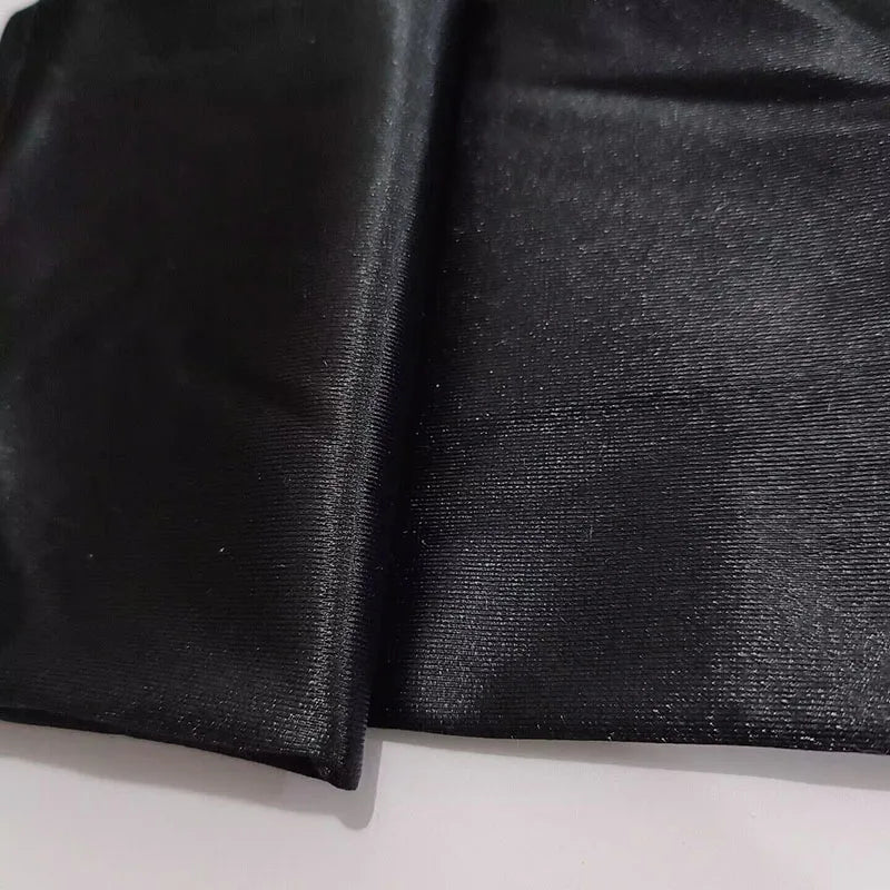 New Satin Silk Gloves Female 70cm Elastic Mercerized Pearl Satin Black White Extra Long Women Sunscreen Gloves Sexy Prom