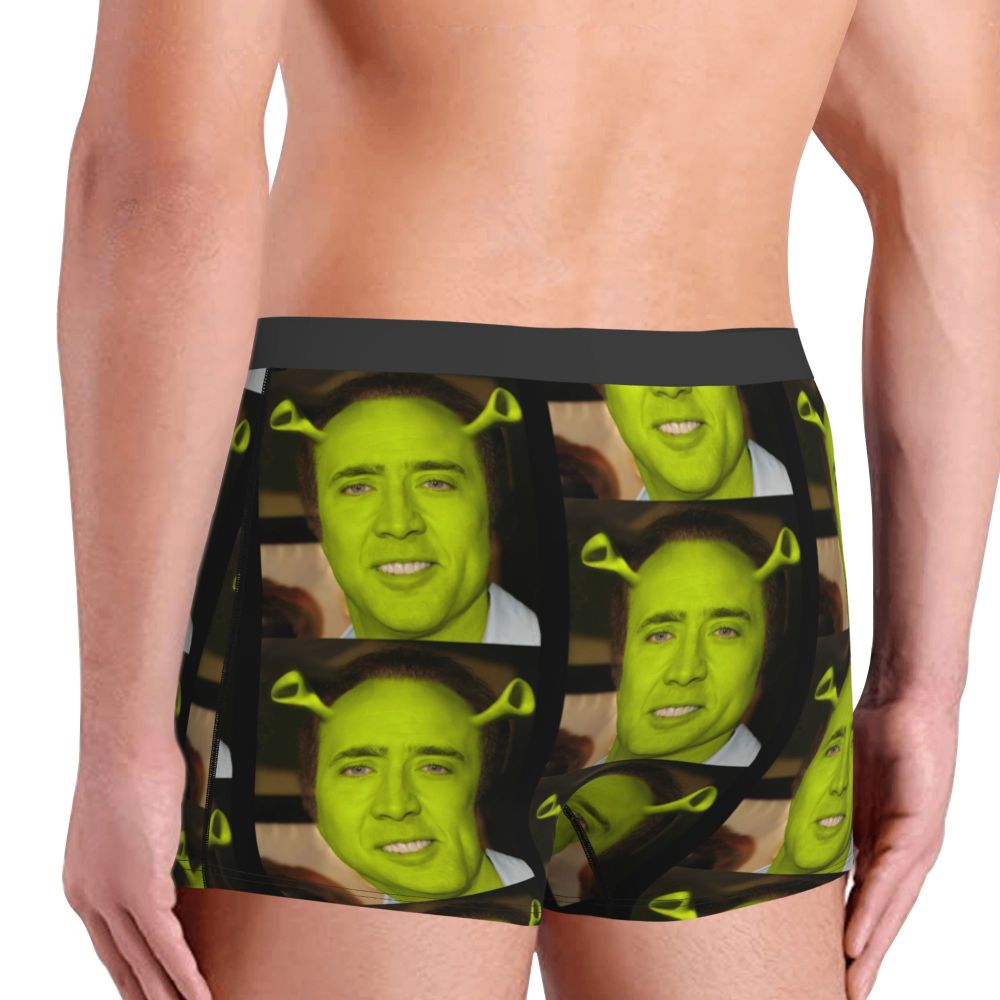Custom Nicolas Cage Boxer Shorts For Homme 3D Printed Male Nic And His Girls Underwear Panties Briefs Breathbale Underpants
