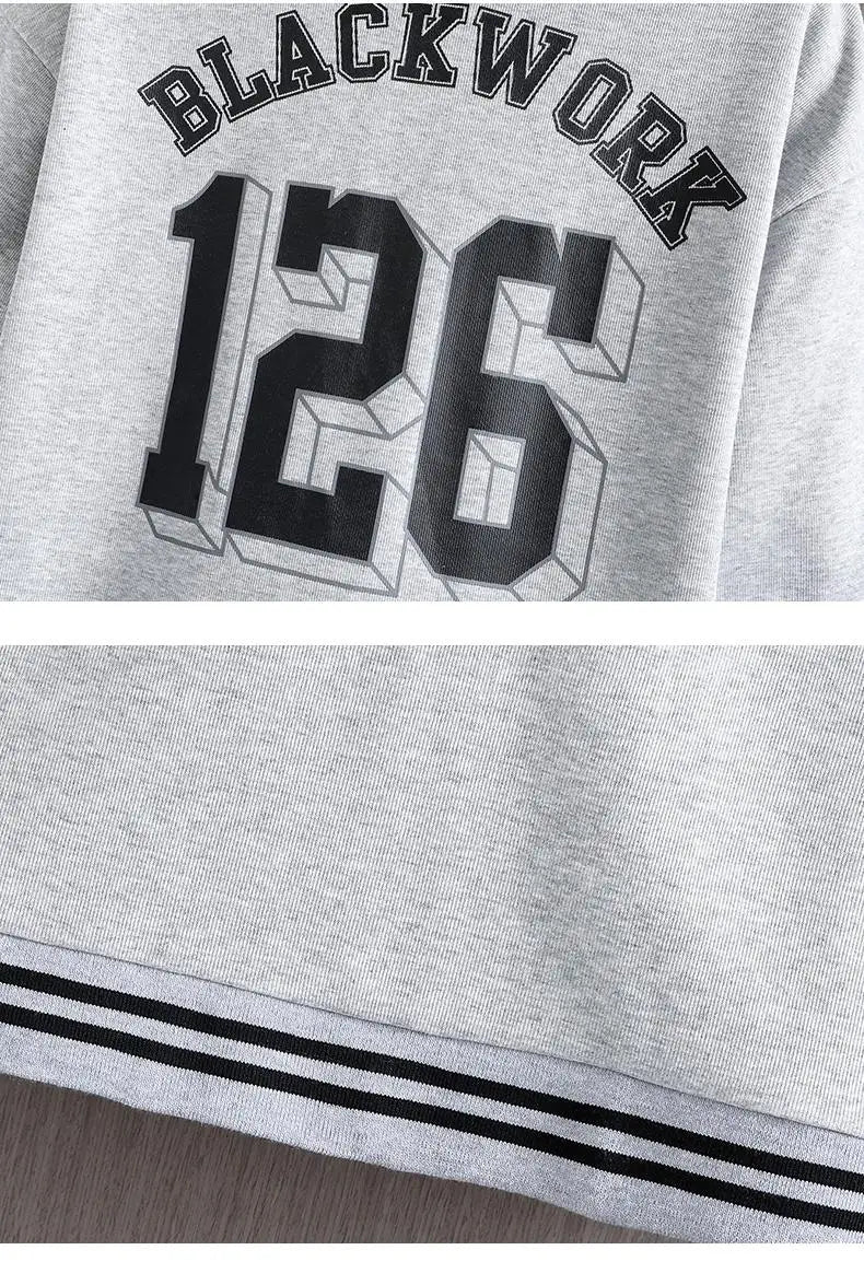 New Men's Hooded Jacket M-6XL Men's Clothing Spring Autumn Korean Fashion Loose Male Coat Hooded Baseball Jersey 2024