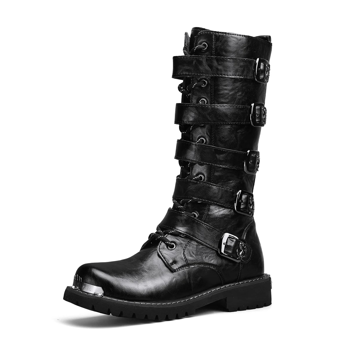 Men's boots four seasons new high-top outdoor casual boots safety protective work boots motorcycle boots plus size outdoor boots