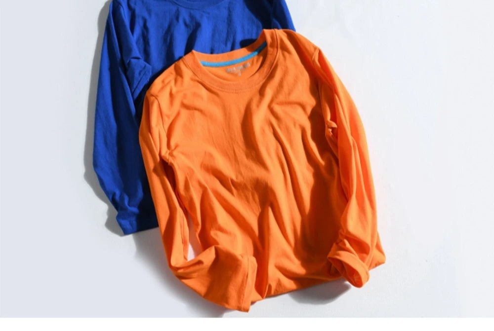 MRMT Brand New Men's T-Shirt 100% Cotton Tshirts Crew Neck Long Sleeve Men T Shirt Tops Tees for Male Pure Cotton Man Clothing