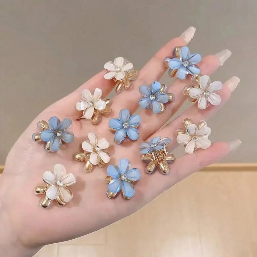 10pcs Super Fairy Flower Claw Clip Hair Clip Side Hair Root Girl Clip Hair Accessories Headwear,Hairpiece,Bangs,Shattered Hair