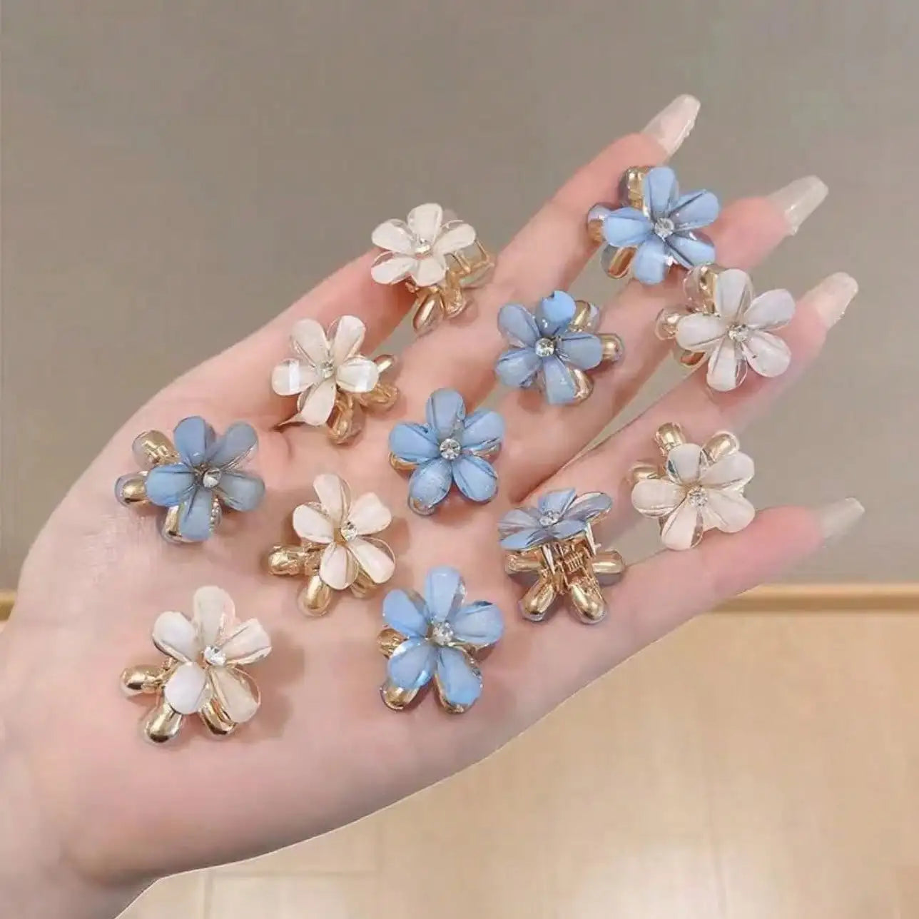 10pcs Super Fairy Flower Claw Clip Hair Clip Side Hair Root Girl Clip Hair Accessories Headwear,Hairpiece,Bangs,Shattered Hair