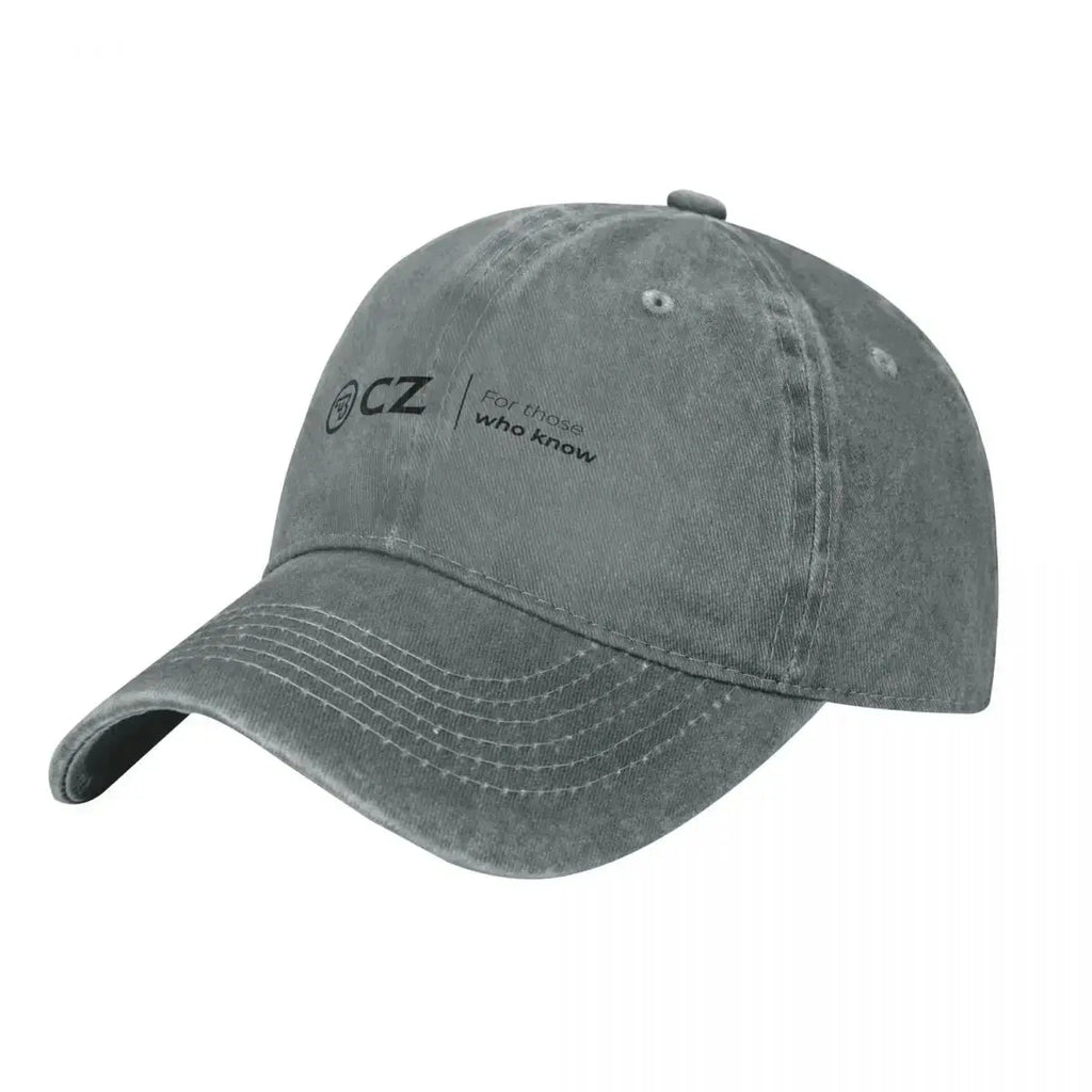 Ceska Zbrojovka CZ Men Women Baseball Cap Distressed Denim Hats Cap Vintage Outdoor Travel Adjustable Fashion Cap