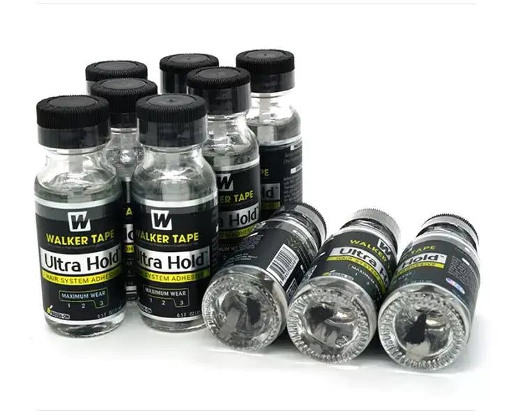 Ultra Hold Wig Glue Waterproof Hair Glue For Lace Wig/Toupee/Closure Invisible Hair System Adhesive With Brush+Lace Remover