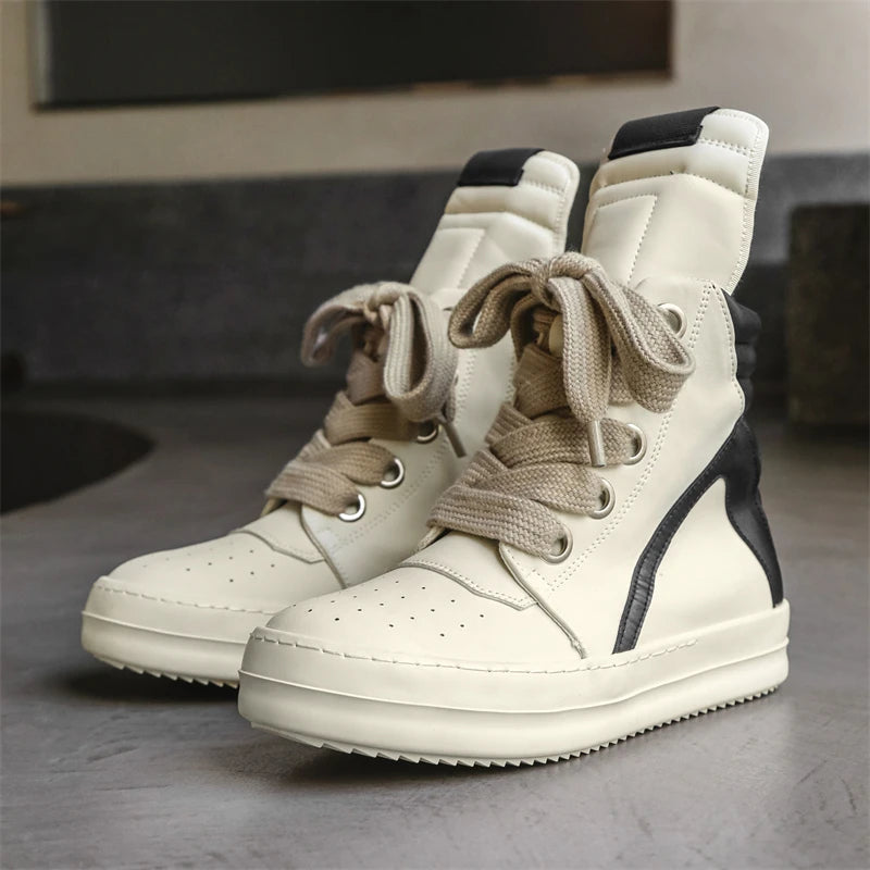 2025 Winter Street Style Men's Fashion Boots Height Increasing Light Adult Women's Sports Casual Shoes Sneakers
