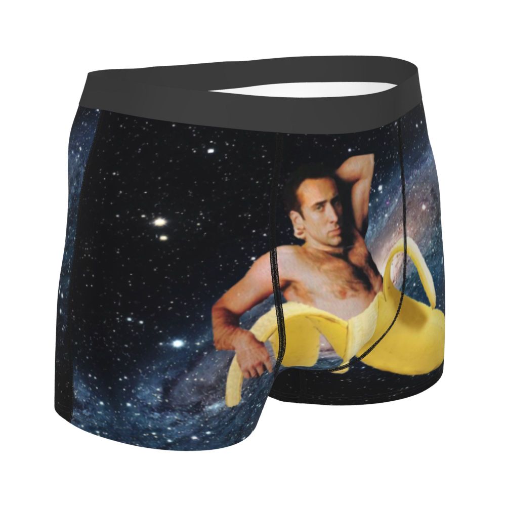 Custom Nicolas Cage Boxer Shorts For Homme 3D Printed Male Nic And His Girls Underwear Panties Briefs Breathbale Underpants