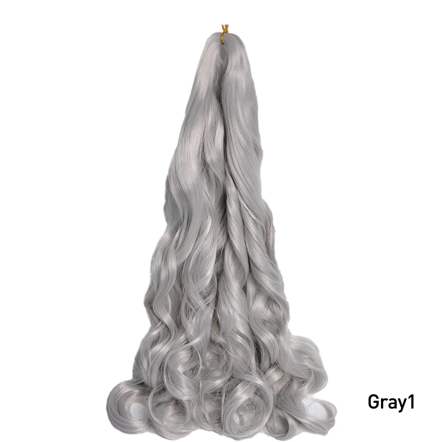 French Curls Braiding Hair Extensions 24Inch Synthetic Curl Hair Loose Wave Spiral Curl Crochet Hair Braids For Black Women