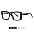 New Fashion Plate Blue Light Blocking Women's Glasses Frame Large Square Frame Optical Prescription Eyeglasses For Women BC910