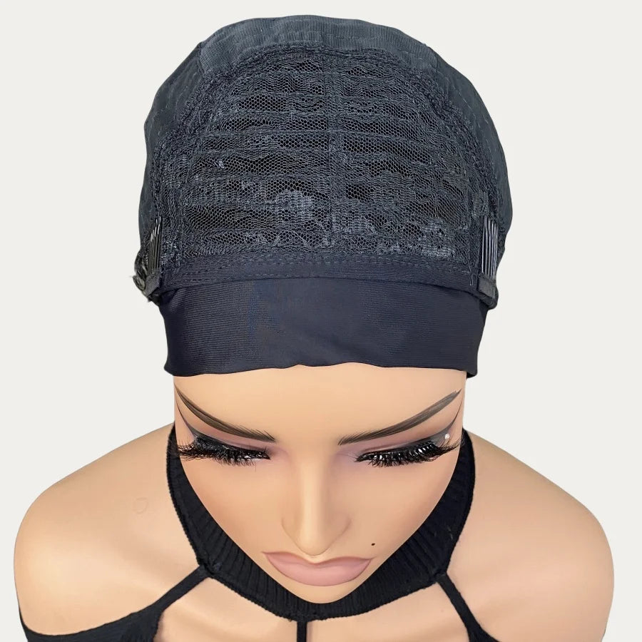 Short Pixie Cut Human Hair Headband Wig Curly Waves For Women Natural Look Wig Full Machine Made Wig
