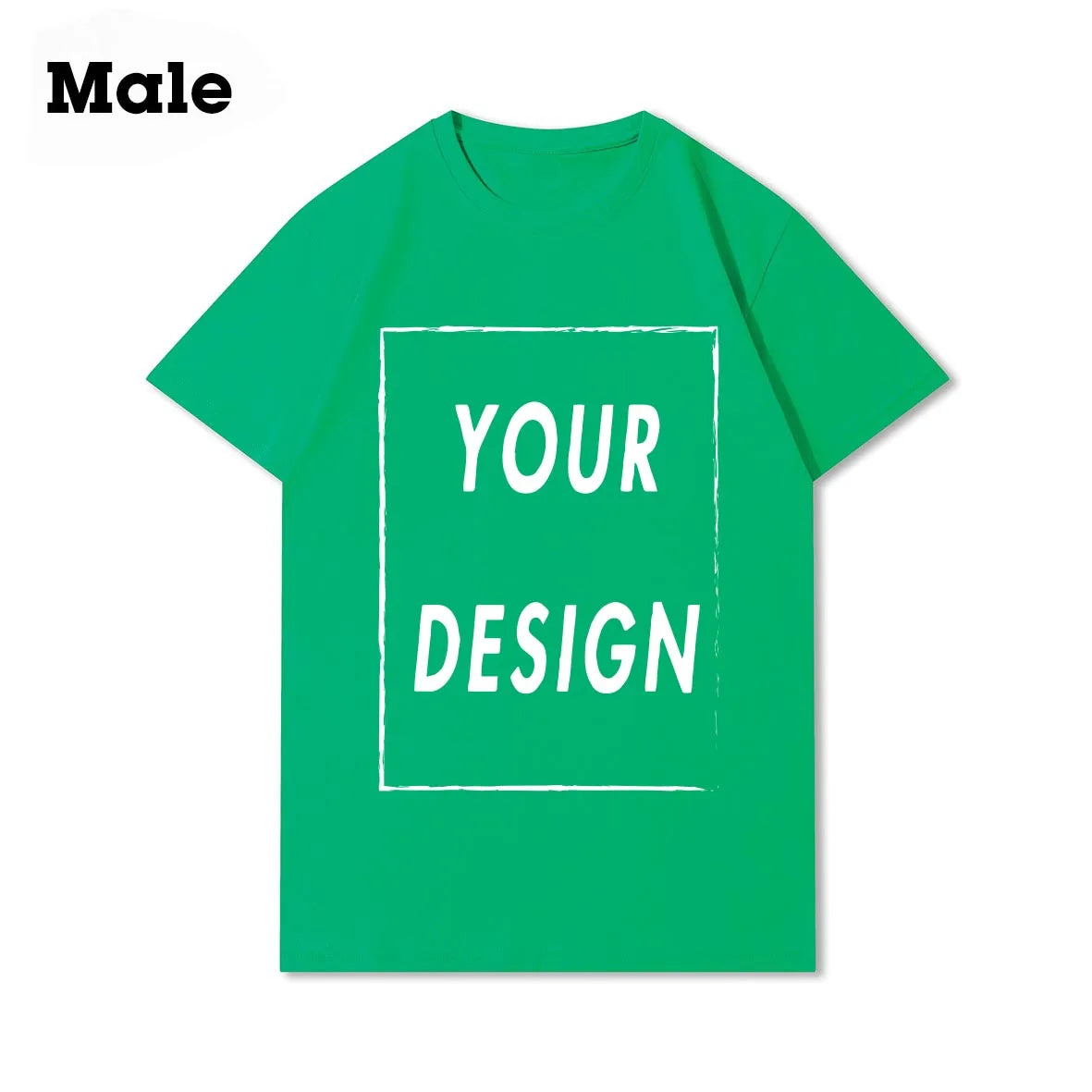 Free Shipping From US Customizable Male Female Short Sleeve