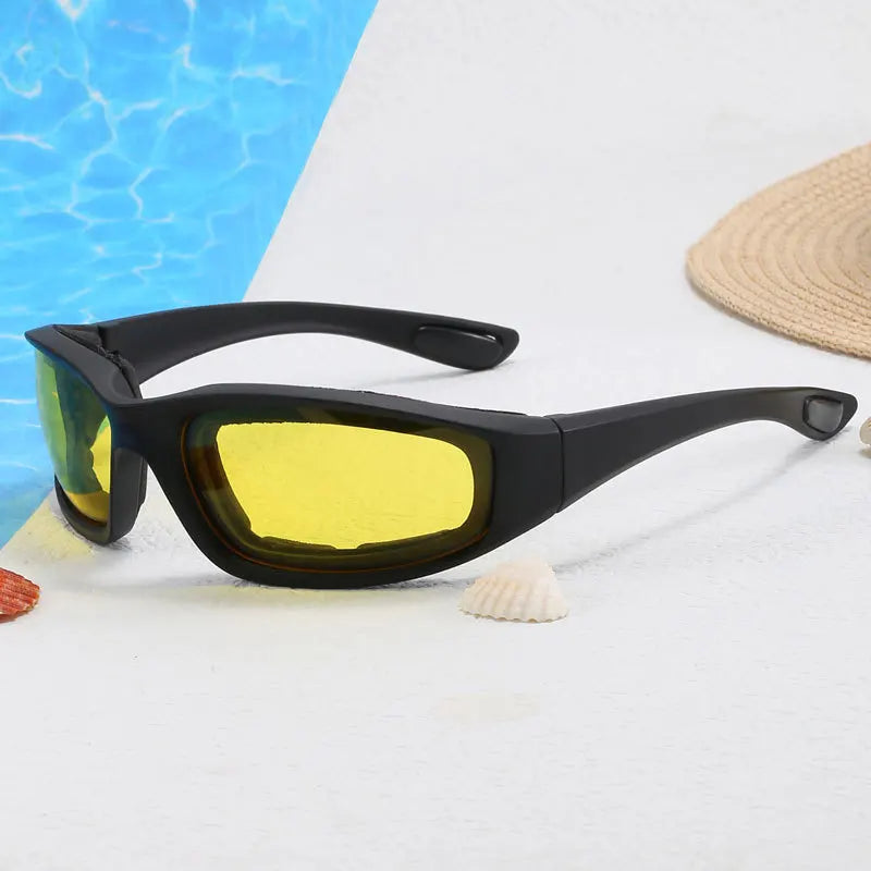 Outdoor Cycling Glasses , Skiing Glasses, Cs Tactical Sunglasses, Sports Sponge Sunglasses Effectively Block