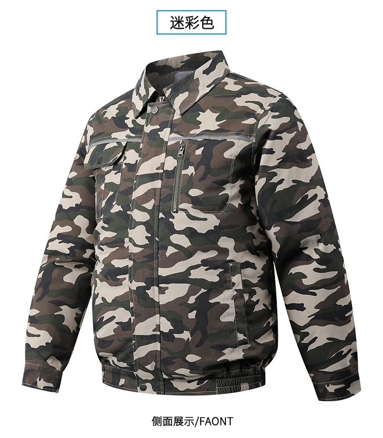 Clothes with fans in summer heatstroke prevention and cooling air conditioning men's clothing refrigeration work Outdoor Jacket