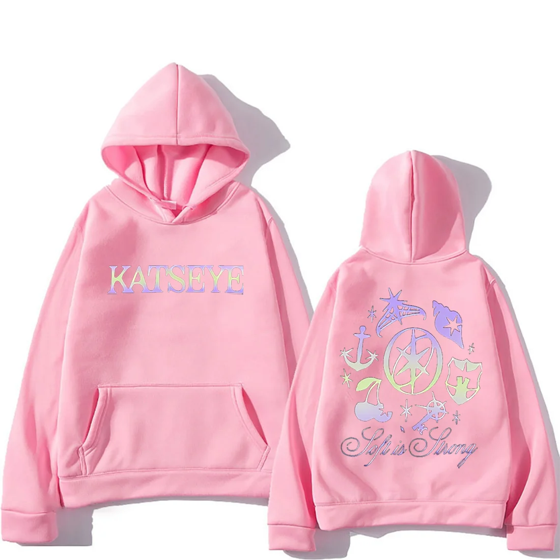 Katseye fashion Hoodie Men Women 2025 oversized Long Sleeve clothing Casual Sweatshirts vintage Unisex Bodywarmer Hood pullovers