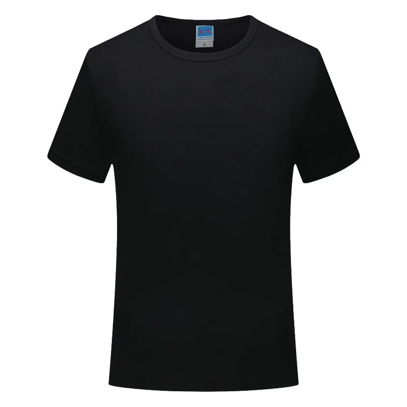 Quick-drying T-shirt  Breathable Round neck Top Solid Color Sports Men/Women Same Custom Printed Embroidery Print logo picture