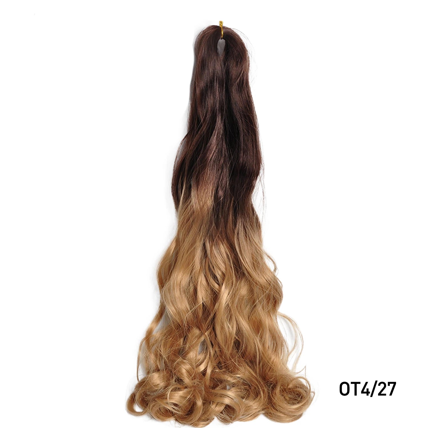 French Curls Braiding Hair Extensions 24Inch Synthetic Curl Hair Loose Wave Spiral Curl Crochet Hair Braids For Black Women