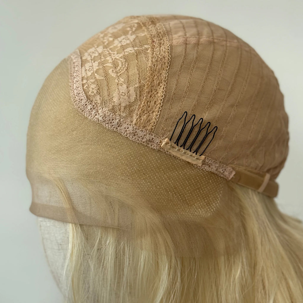 #613 Blonde Wig Synthetic Lace Front Wig Long Loose Wave Lace Front Synthetic Wig Pre Plucked Heat Resistant Fiber Hair