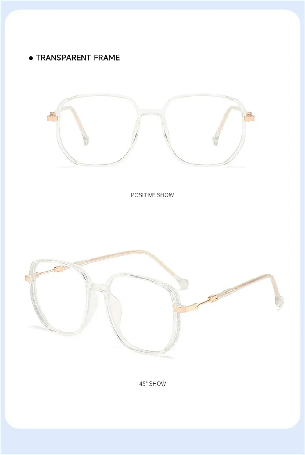 Vintage Square Metal Glitter Frame Reading Glasses Gafas Women Fashion Optical Eyewear Anti-blue Light Presbyopia Eyeglasses