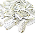 50  Clips for Clip-In Real Hair Wefts Hair Extensions Wig Hair Clip Hair Clips