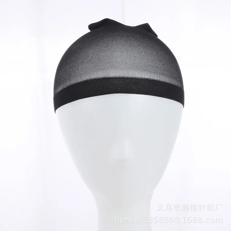 2pcs Set Wig,Hair Net,Compression Cap,Solid Color Wig Cover Cap,Invisible Elasticity,Super Soft Breathable Stretch,Lightweight