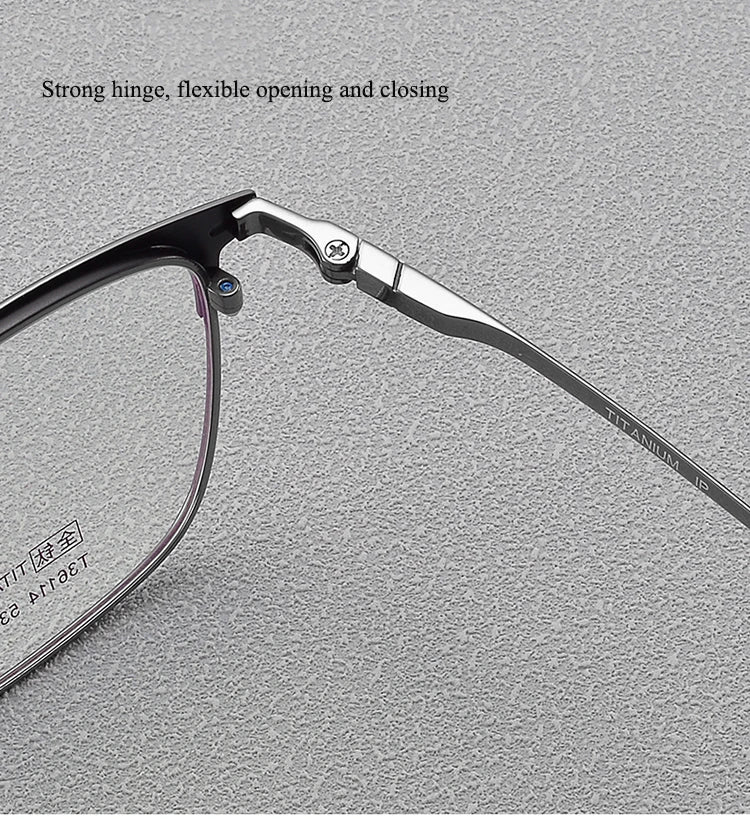 BCLEAR Men Women Retro Glasses Frame Ultra-light Titanium Myopia Glasses Optical Prescription Fashion Desgin Eyeglasses Frame
